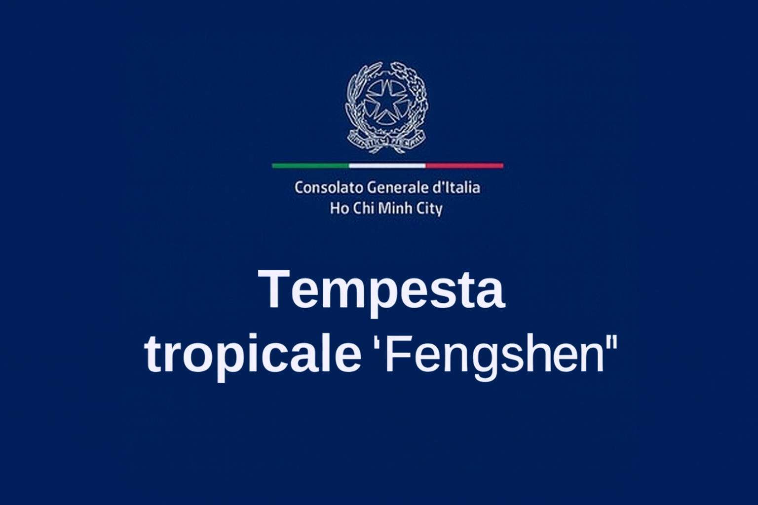 Tempesta tropicale “Fengshen”